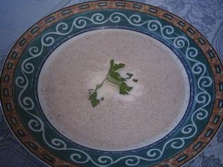 מרק פטריות מוקרם