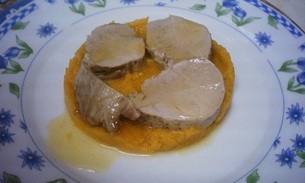 פילה לבן על פירה בטטות ברוטב מנגו פיקנטי