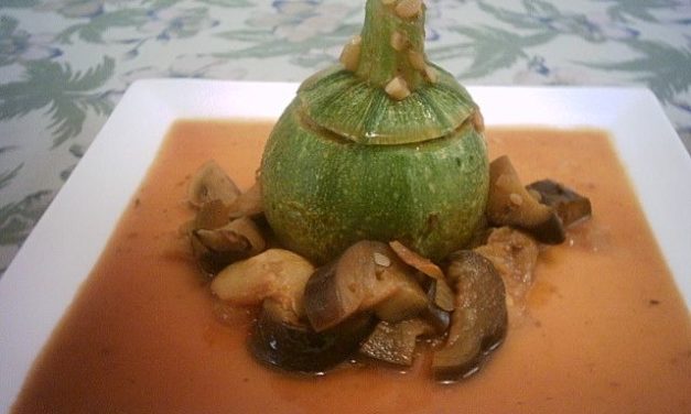 קישואים עגולים ממולאים באורז ובשר