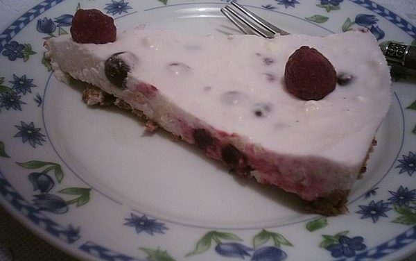 עוגת גבינה קרה ללא סוכר