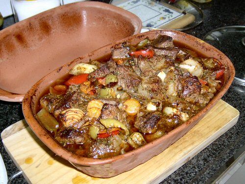 קדרת צלי בקר ופלפלים