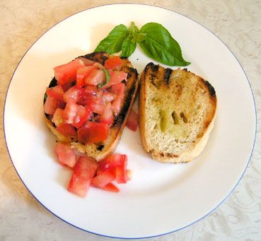 ברוסקטה עגבניות טריות