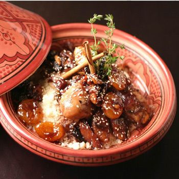 טאגין טלה עם פירות יבשים ואגוזים נוסח ראבט מרוקו מעדן