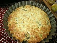 פשטידת ברוקולי על עלה מלאווח