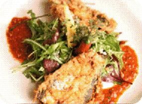 דג סרדין או אמנון ממולא בעשבי תיבול נוסח טריפולי (חריף)