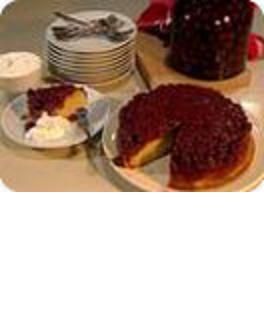 עוגת דובדבנים הפוכה