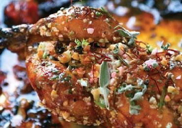 עוף בתרכיז פריגת לימון / פירות טרופיים