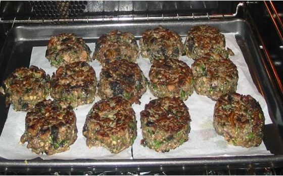 המבורגר פטריות פורטבלו- המבורגר צמחי