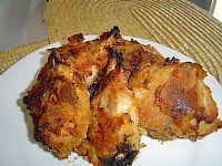 עוף קראנצי בטחינה סילאן מצופה בפרורי לחם