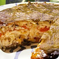 פשטידת עלי גפן ואורז – הפיוזן האולטימטיבי