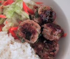 קציצות עוף ואורז מבושלות