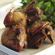 עופיונים צלויים בחמאה