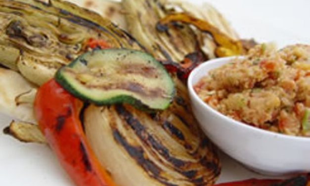 ירקות ים תיכוניים בגריל