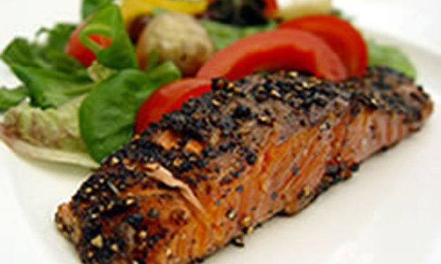 סלמון ברוטב מייפל ופלפל שחור