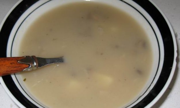 מרק פטריות ותפוחי אדמה