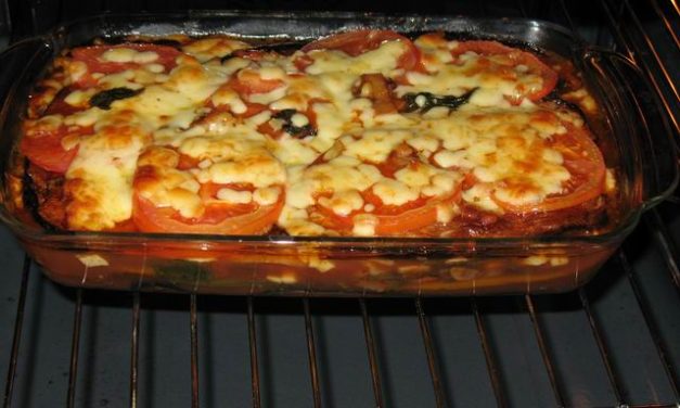 לזניה צמחונית ללא פסטה