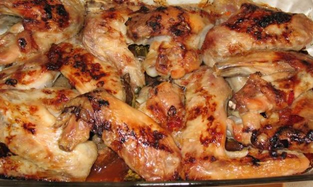 כנפי עוף בצ'ילי וסויה