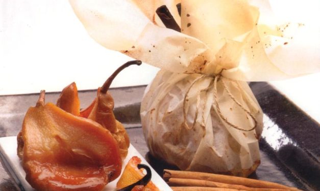 אגס אפוי בניר פרגמנט