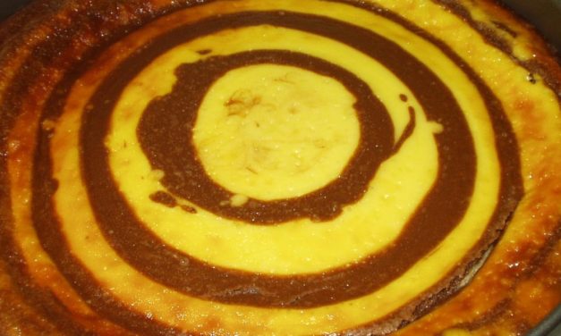 עוגת גבינה זברה