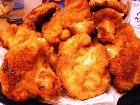 פרחי כרובית מטוגנים בניחוח בצל