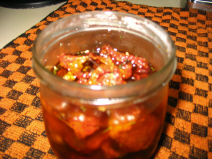 עגבניות מיובשות בשמן זית