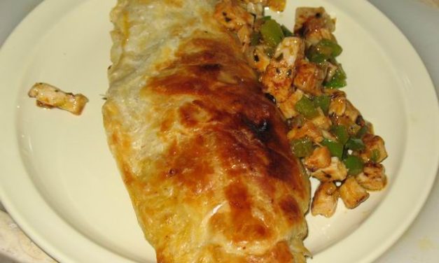 מלאווח ממולא בחזה הודו על האש