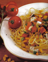 ספגטי ברוטב עגבניות טריות