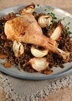 שוקי הודו עם עדשים