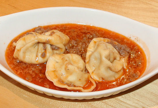 טורטליני במילוי בשר