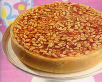 טארט גבינה ותפוז בצפוי צנוברים