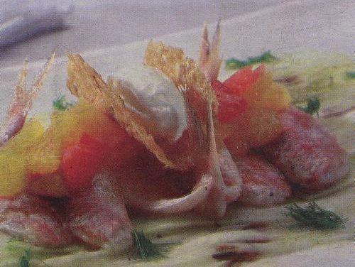 ברבוניה כבושה על קרפצ'ו שומר עם טוויל