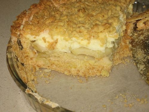 עוגת תפוחים בשלוש שכבות