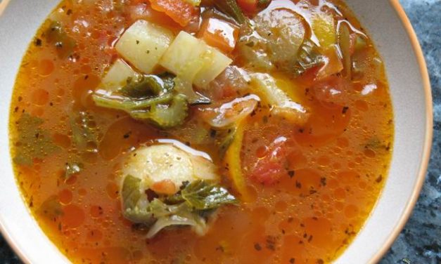 מרק עגבניות עם קובה