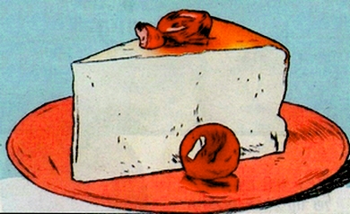 עוגת גבינה דיאטטית תפוחה