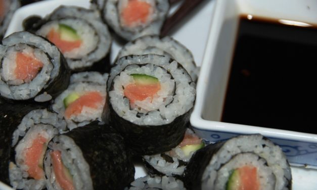 סושי – מאקי רול בהכנה ביתית פשוטה