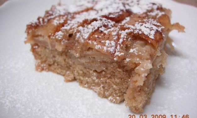 עוגת תפוחים בחושה