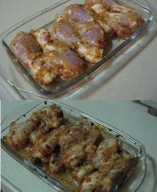 שוקיים ברוטב חריף מתוק