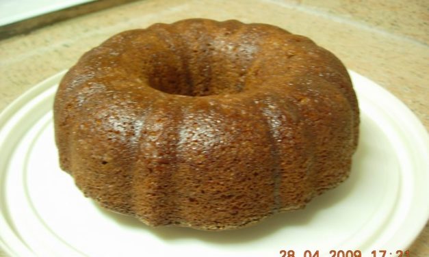 עוגת דבש בזיגוג לימון