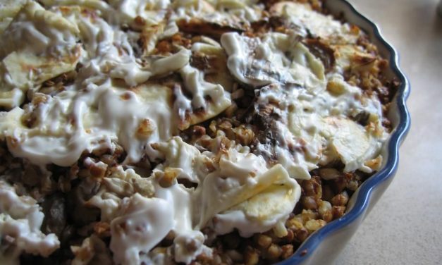 פשטידת כוסמת ופיטריות