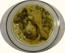 עוף בלימון כבוש ארטישוק וחומוס מעדן