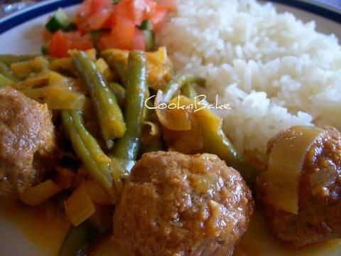 כדורי בשר בלוביה טריה