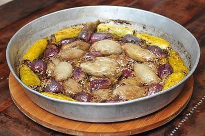 קישואים, חצילים ובצלים ממולאים באורז ובשר- ממטבחו של רפי כהן