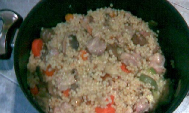 חזה עוף עם פתיתים וירקות