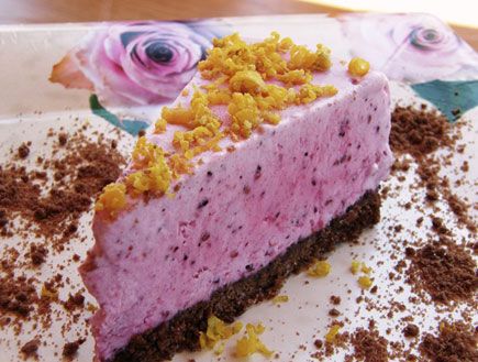 עוגת גלידה פירות יער וטריפל סק