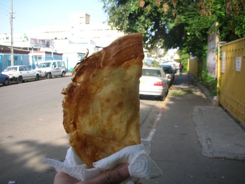 פיתה טוניסאית אסלית עם בריקה