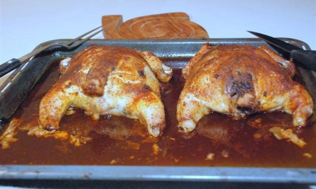 עוף ללא עצמות ממולא בבשר טחון, פטריות ובצל