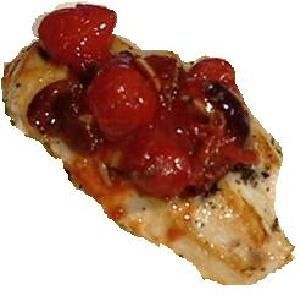 חזה עוף ברוטב עגבניות שרי