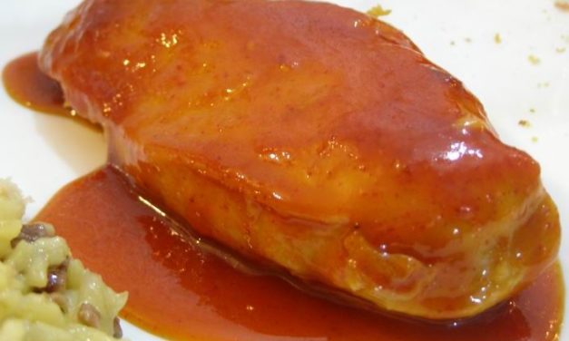 חזה עוף בגלזורת תפוזים ודבש