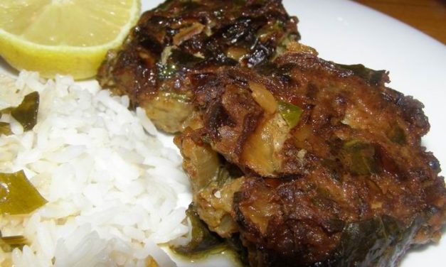 קציצות מנגולד ובשר טחון