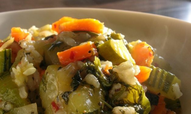 תבשיל קישואים עם אורז